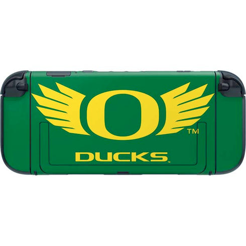 University of Oregon Ducks Green Nintendo Switch 2 (2025) with Joy-Con Skin